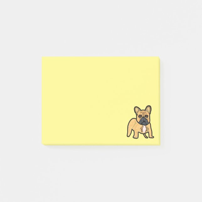 Bulldog Post-it Klebezettel (Vorderseite)