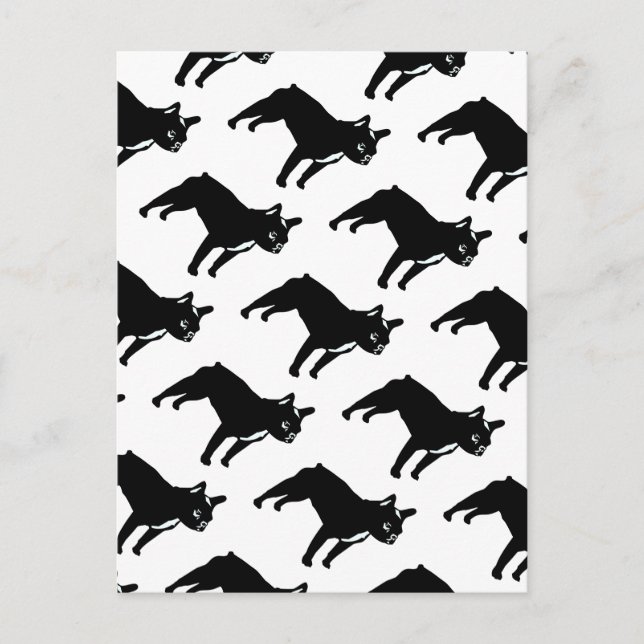 Bulldog Postkarte (Vorderseite)