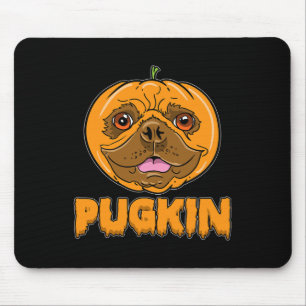 Bulldog Pumpkin Frenchie Pugkin Halloween Mousepad