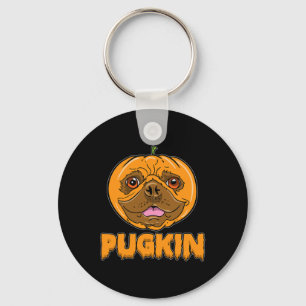 Bulldog Pumpkin Frenchie Pugkin Halloween Schlüsselanhänger