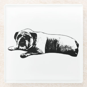 Bulldog Quiet Company Glasuntersetzer