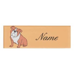 Bulldog-Rasse Thunder_Cove Namenschild