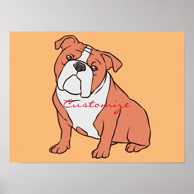 Bulldog-Rasse Thunder_Cove Poster (Vorne)