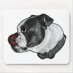 Bulldog Ruby Schreibtisch Mousepad