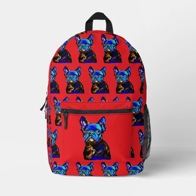 Bulldog-Rucksack Bedruckter Rucksack (Vorderseite)