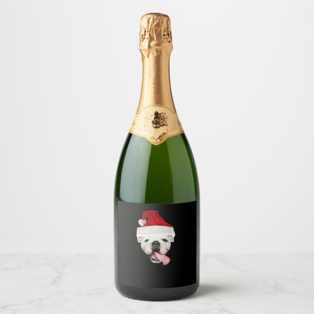 Bulldog Santa Essential T - Shirt (Vorderseite)