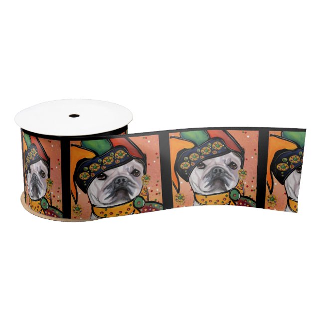 Bulldog Satinband (Spule)