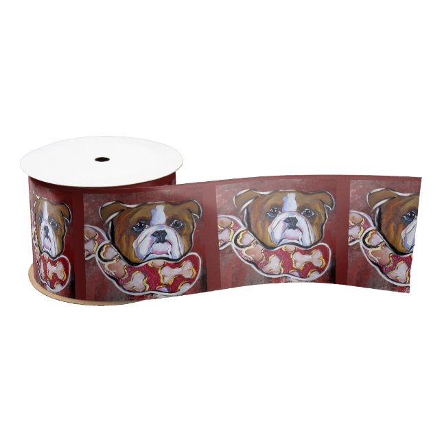 Bulldog Satinband (Spule)