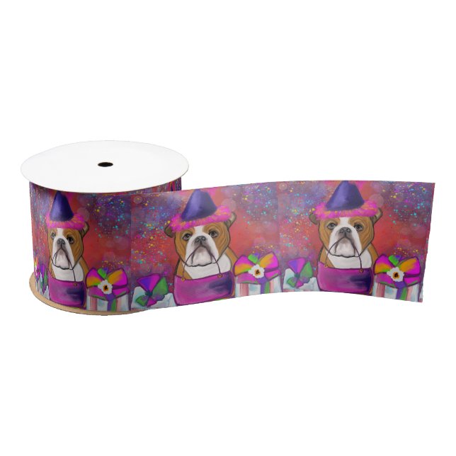 Bulldog Satinband (Spule)
