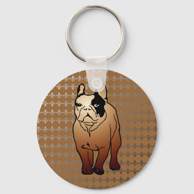 Bulldog Schlüsselanhänger (Vorderseite)