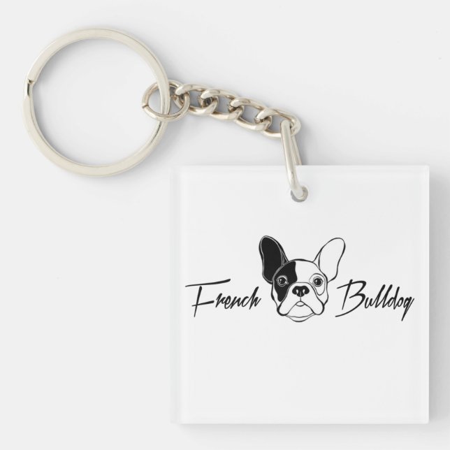 Bulldog Schlüsselanhänger (Vorderseite)
