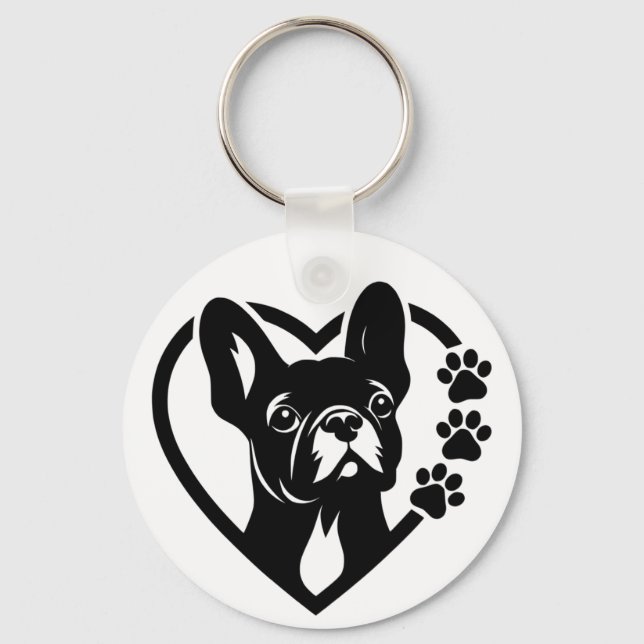 Bulldog Schlüsselanhänger (Vorderseite)