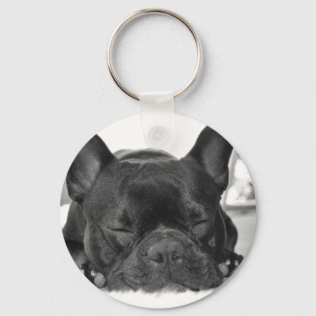 Bulldog-Schlüsselanhänger Schlüsselanhänger (Vorderseite)