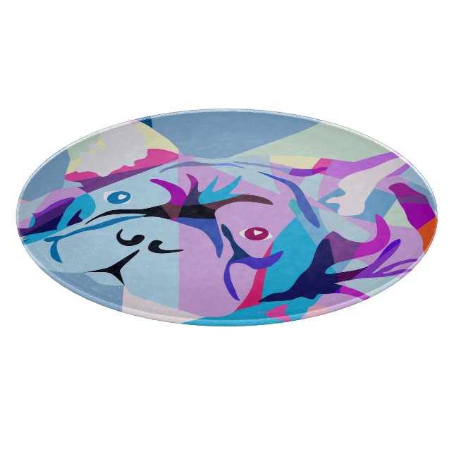 Bulldog Schneidebrett (Ecke)