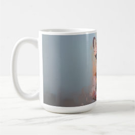 Bulldog schwarz und tan Welpe Kaffeetasse