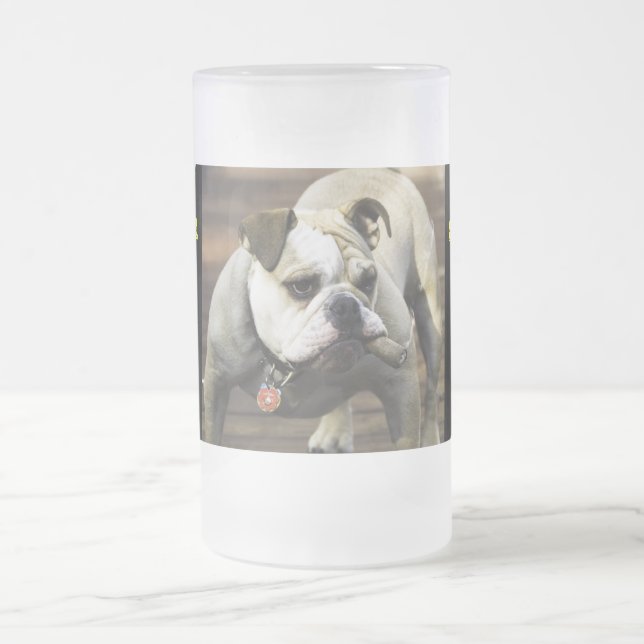 BULLDOG/SEMPER FI MATTGLAS BIERGLAS (Mittel)