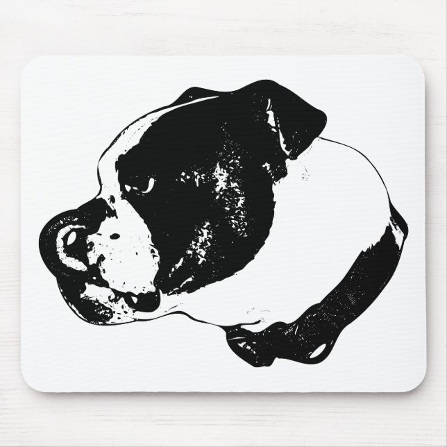 Bulldog Side-Lick Desk Pad Mousepad (Vorne)