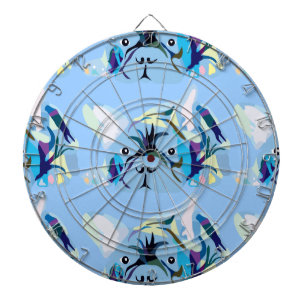 Bulldog-Silhouette Dartscheibe