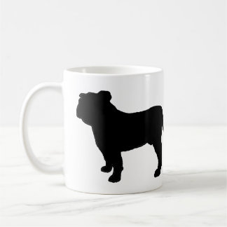Bulldog Silhouette Kaffeetasse
