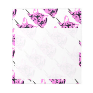 Bulldog-Silhouette Notizblock