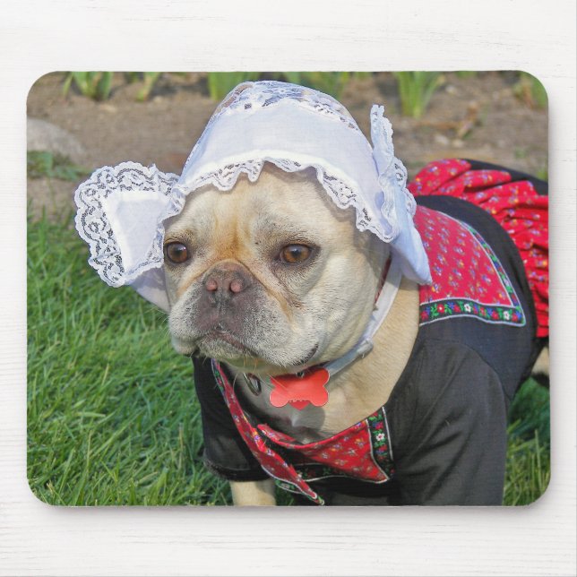 Bulldog-Spaß Mousepad (Vorne)