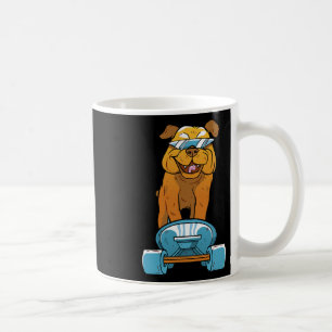 Bulldog Spaß Skateboarding Französische Bulldogge Kaffeetasse