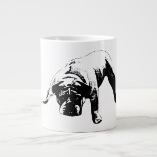 Bulldog Stance Morning Jumbo-Tasse