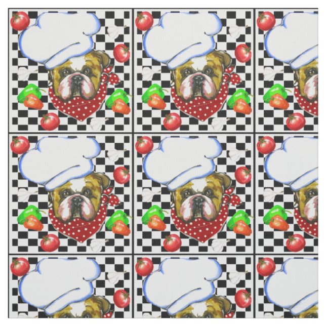Bulldog Stoff (Muster)