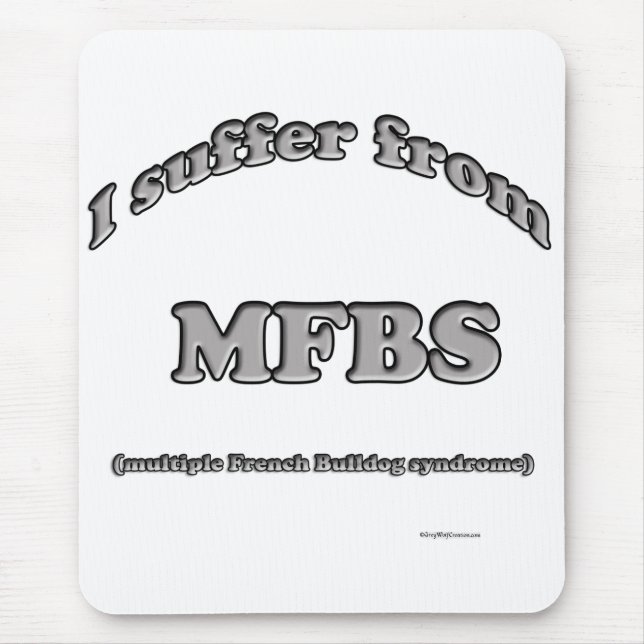 Bulldog-Syndrom Mousepad (Vorne)