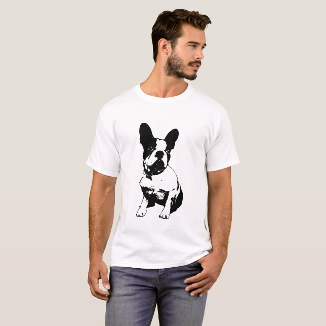 Bulldog-T-Shirt T-Shirt (Vorne ganz)