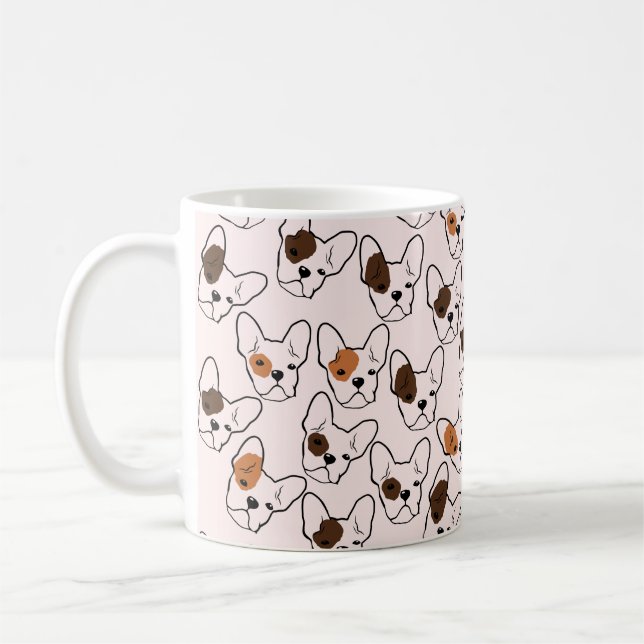Bulldog-Tasse Kaffeetasse (Links)