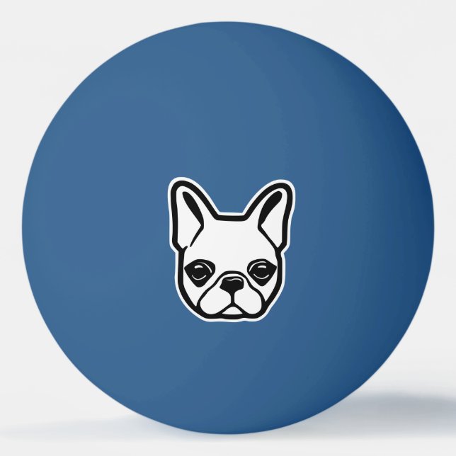 Bulldog Tischtennisball (Vorderseite)