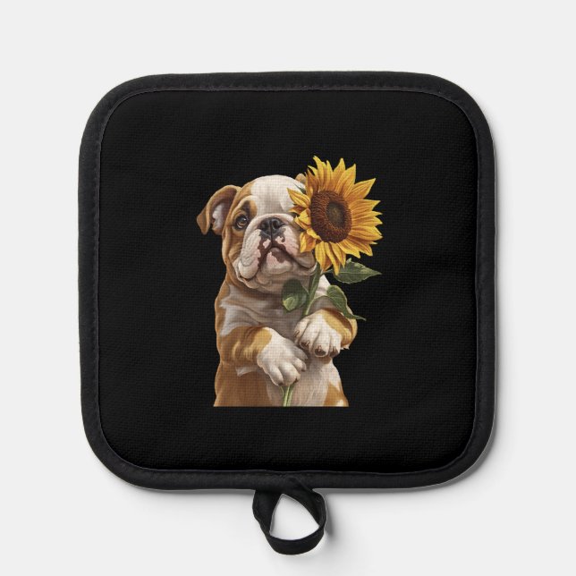Bulldog  topflappen (Vorderseite)