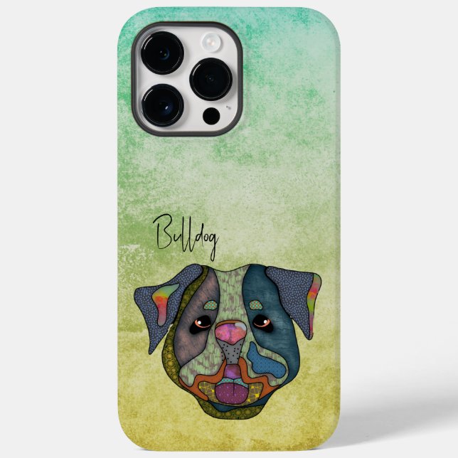 Bulldog-Ugly-Face-Case-Mate-iPhone Case-Mate iPhone 14 Pro Max Hülle (Rückseite)