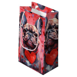 Bulldog-Valentinstag Kleine Geschenktüte