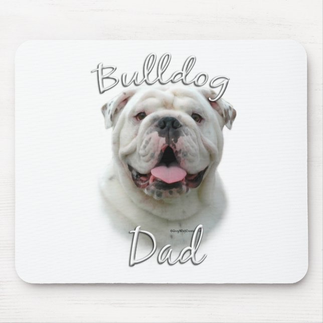 Bulldog Vater 2 Mousepad (Vorne)