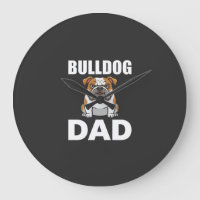 Bulldog-Vater Cartoon-Hundefreund