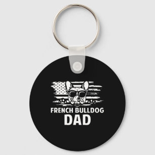 Bulldog Vater Frenchie Lover Gift Dog Owner Schlüsselanhänger
