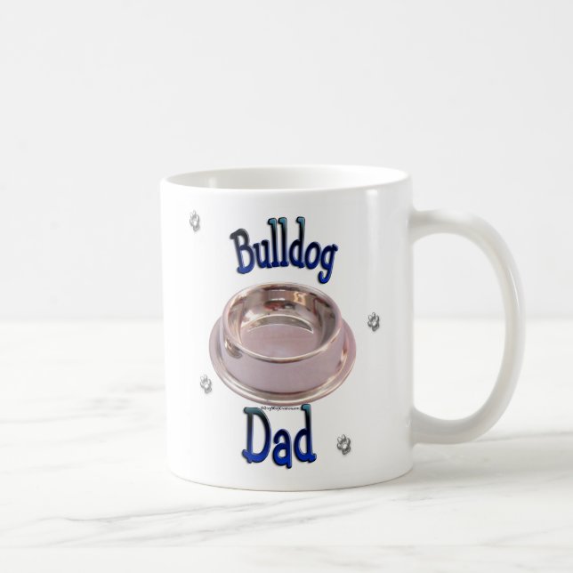 Bulldog-Vater Kaffeetasse (Rechts)