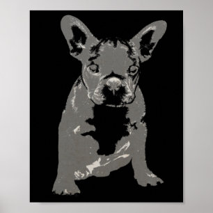 Bulldog-Vintage Illustration Poster