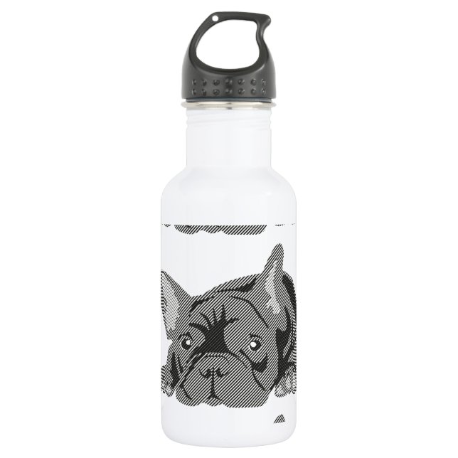 Bulldog von Lines Trinkflasche (Vorderseite)