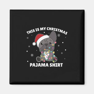 Bulldog Weihnachten Das ist mein Weihnachtsjama Magnet