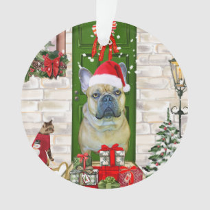 Bulldog Weihnachten Ornament