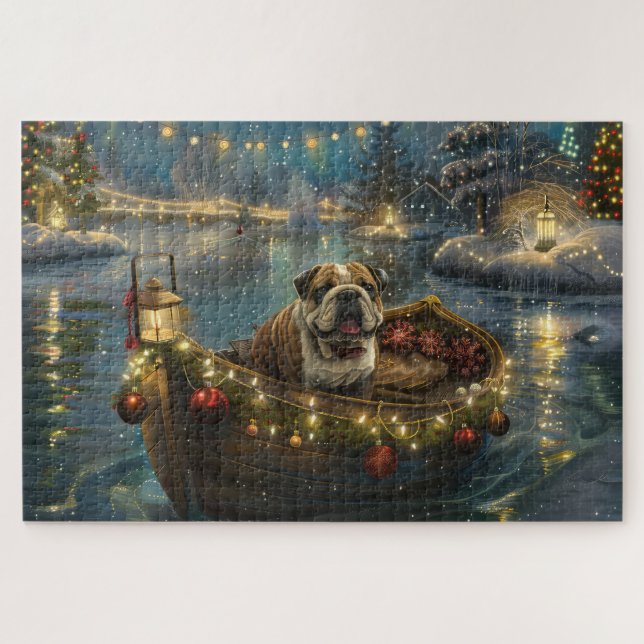 Bulldog Weihnachtsfest (Horizontal)