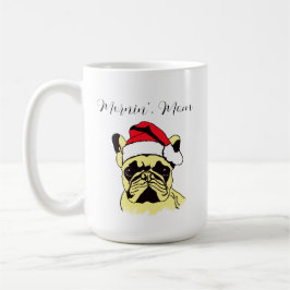 Bulldog-Weihnachtsfest-Cartoon Kaffeetasse