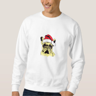 Bulldog-Weihnachtsfest-Cartoon Sweatshirt