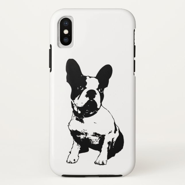 Bulldog Welpe Case-Mate iPhone Hülle (Rückseite)