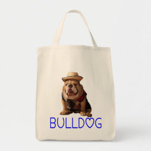Bulldog Welpe Hund Tote Bag Tragetasche