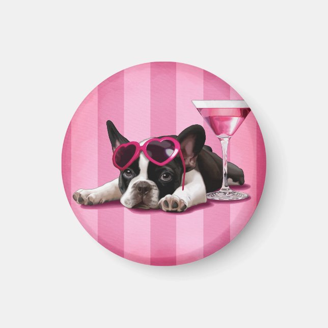 Bulldog Welpe Magnet (Vorne)