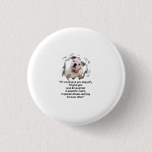 Bulldog-Welpe Süß, wenn ich dir irgendwelche Gesch Button